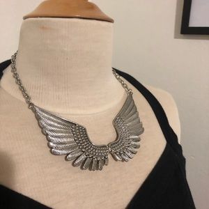 Beautiful statement necklace angel wings